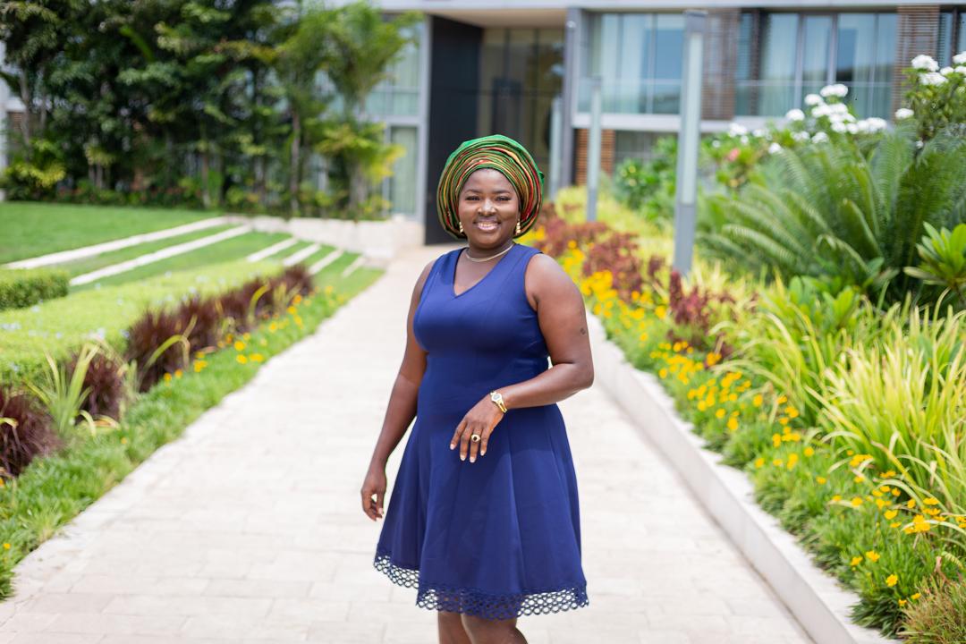 Portrait de Abakè DeRosa Assongba, Présidente de la Fondation Abake